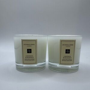 Jo Malone, Lime Basil & Mandarin Scented Candle X 2, mini size